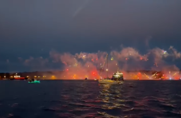 Klaipėdos laivų paradas / Stop kadras 