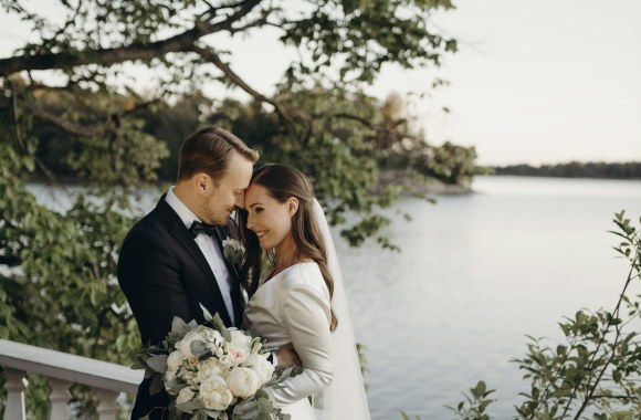 Sanna Marin ir Markusas Räikkönenas / SCANPIX nuotr.