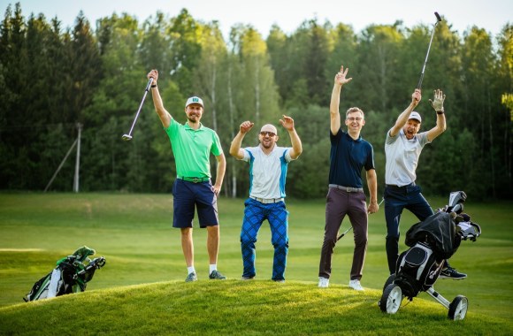 ŽMONIŲ golfo turnyro akimirka / Irmanto Gelūno nuotr.