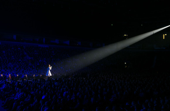 Ingos Valinskienės koncerto Vilniuje akimirka