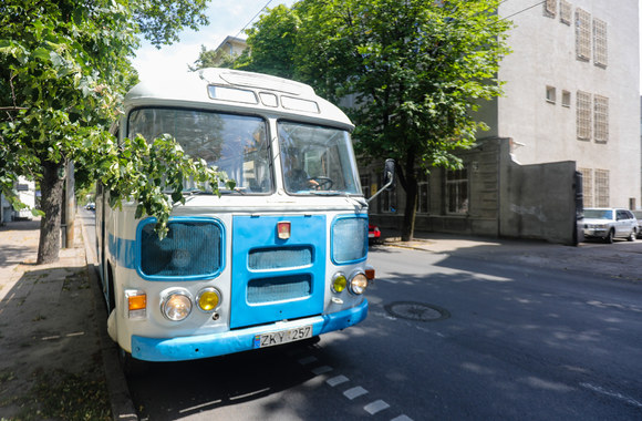 Ekskursija po serialo „Černobylis“ filmavimo vietas Kaune / Teodoro Biliūno / „Žmonės Foto“ nuotr.