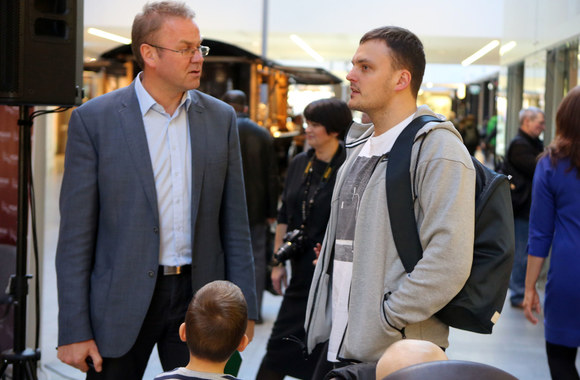 Linas Kunigėlis ir Vytenis Jasikevčius