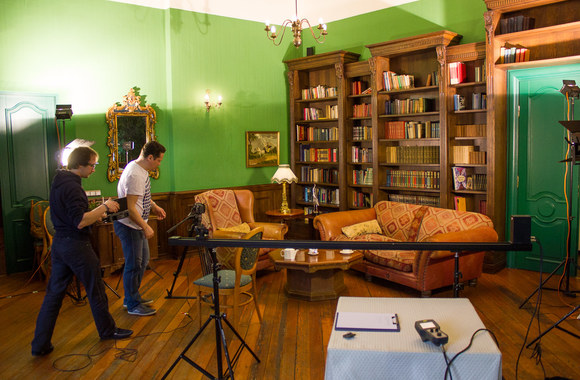 „Sidabrinė gervė“ apdovanojimų anonso filmavimas