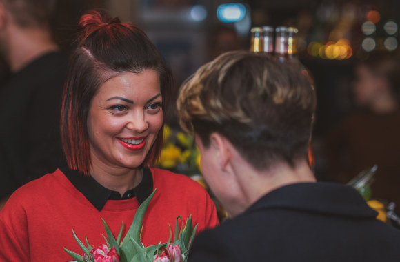 Agnės Kišonaitės reprodukcijų parodos atidarymas/Asmeninio archyvo nuotr.