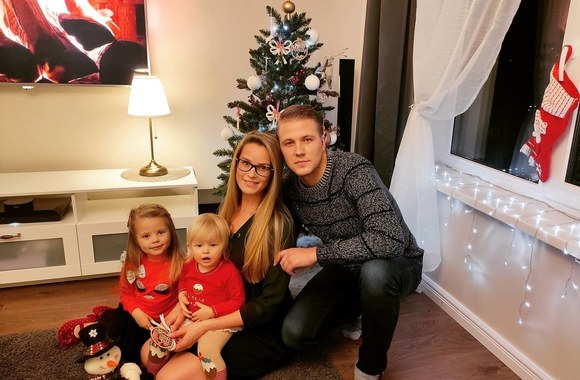 Paulius Bagdanavičius su šeima / Asmeninio albumo nuotr.