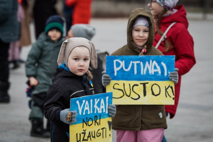 Akcija už Ukrainos vaikus / Kristinos Jasudaitės nuotr.