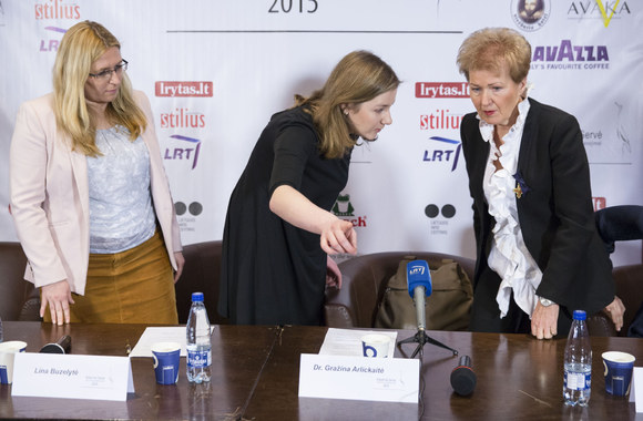 Lina Buzelytė, Justina Dirsytė ir Gražina Arlickaitė