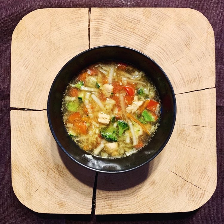 Kiniška daržovių sriuba/M. Lepeškos nuotr.