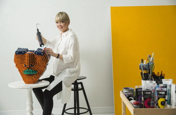 Agnė Kišonaitė savo kūriniais skleidžia džiugesį į pasaulį