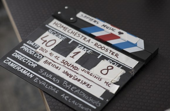 Grupės „Homechestra“ narė Dominyka Kriščiūnaitė / Pauliaus Butkaus nuotr.