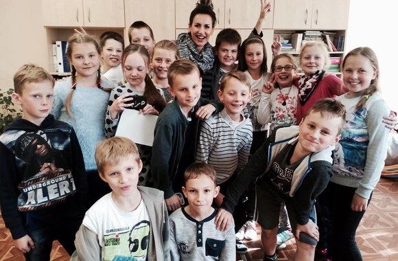 Katažina Zvonkuvienė Lazdynų vidurinėje mokykloje