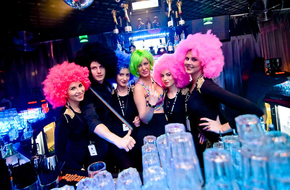 Vakarėlio Mojo Lounge akimirka