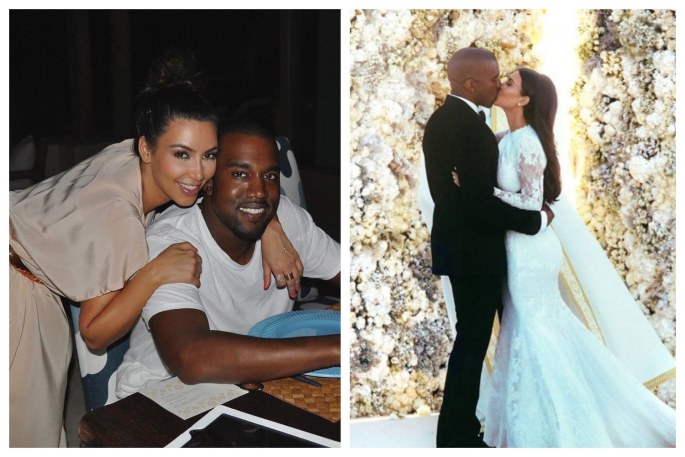 Kim Kardashian ir Kanye Westas/Socialinių tinklų nuotr.