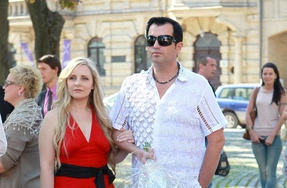 Rytis Cicinas su gyvenimo drauge Neringa Kavaliauskaite