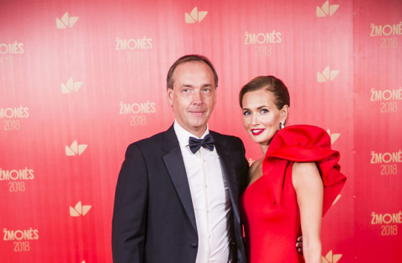 Ernestas Butrimas su žmona Jurgita