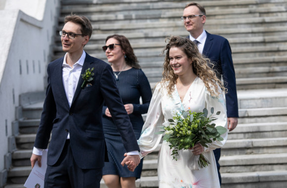 Lukas Šidlauskas ir Aistė Papartytė / Pauliaus Peleckio nuotr.