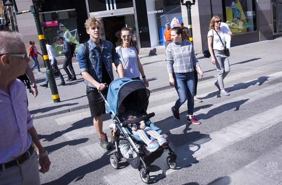 Donato Montvydo pasivaikščiojimo su šeima akimirka