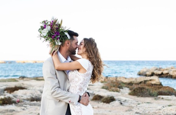 Natalijos Janičkinos vestuvių akimirka / Angelos Leonidou nuotr.