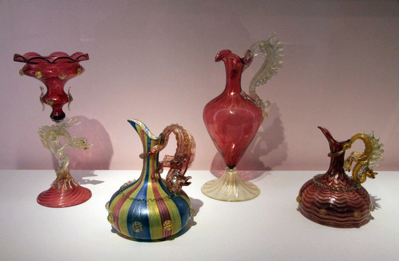 Murano stiklo eksponatas