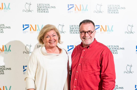 Spektaklio „Soliaris 4“ premjeros kviestiniai svečiai / Pauliaus Peleckio nuotr.