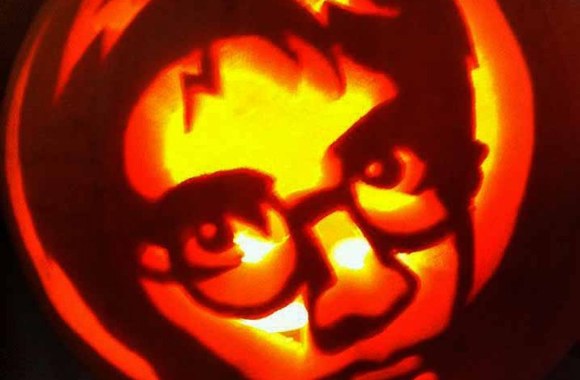 Helovinui išraižyti moliūgai