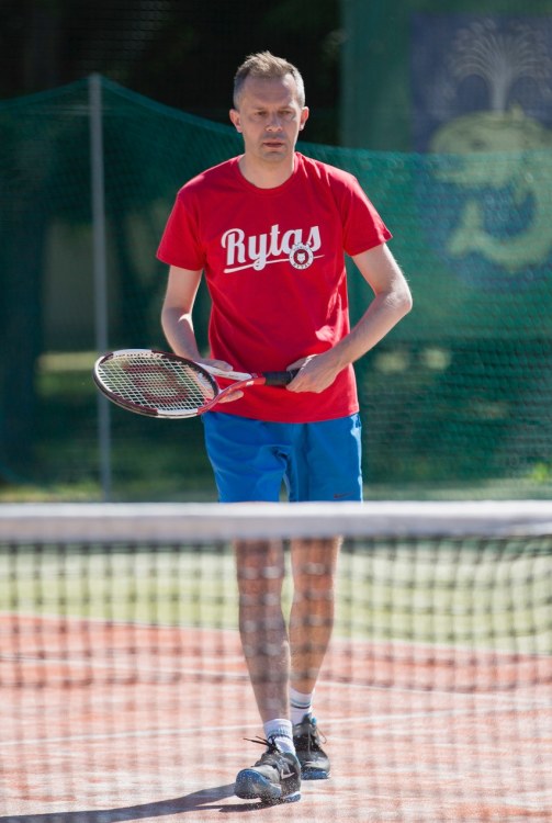 Andrius Tapinas dalyvavo teniso varžybose / M. Levin nuotr.