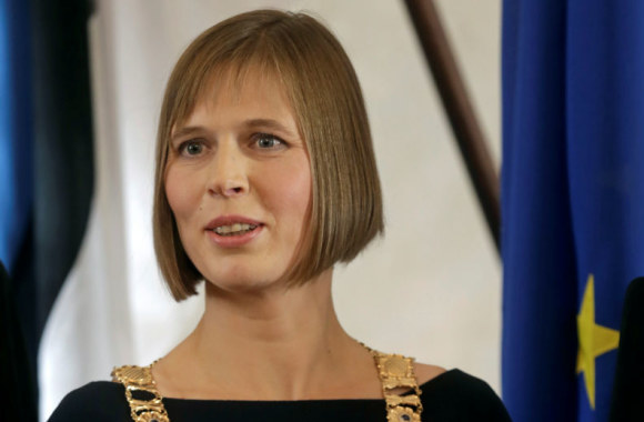 Estijos prezidentė Kersti Kaljulaid 