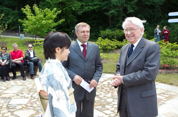 Kazuko Shiraishi, Audrius Skridaila ir Benediktas Juodka 