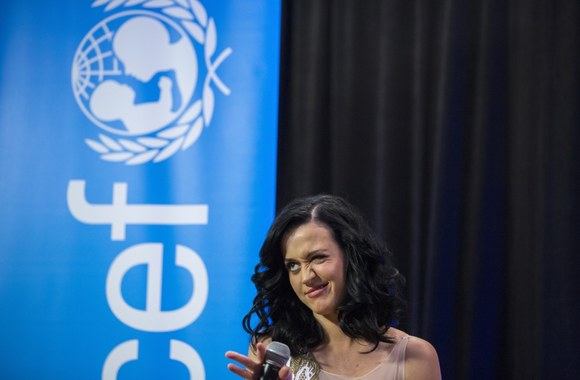 Katy Perry paskelbta naująja UNICEF geros valios ambasadore