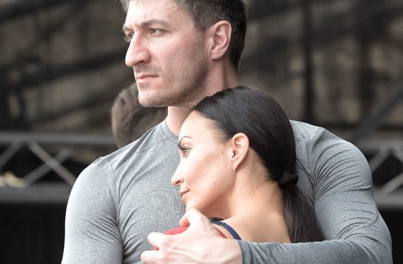 Anželikos Cholinos spektaklio "Otelas" akimirkos