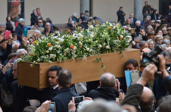 Rašytojo Umberto Eco laidotuvės