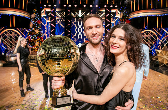 „Šok su žvaigžde“ triumfavo Paulina Taujanskaitė ir Rolandas Beržinis / Domanto Umbraso | LRT nuotr.