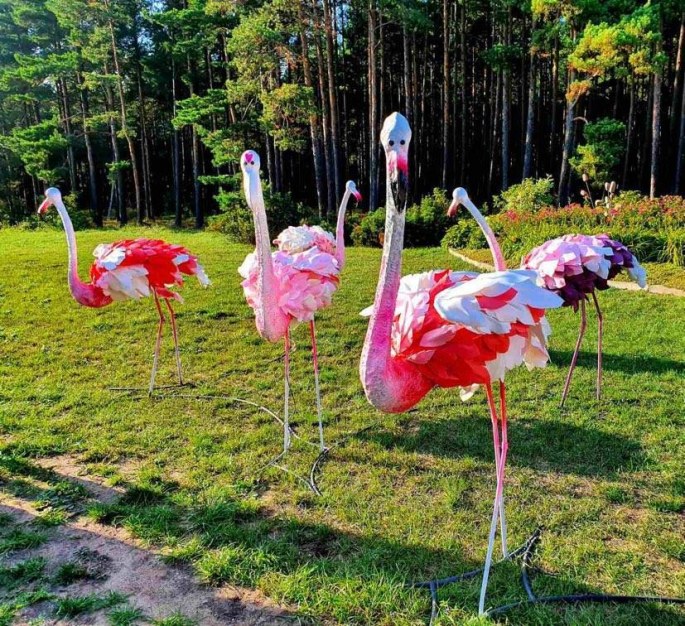Projekto „Svajones nešantys flamingai“ pristatymo akimirka / „LPF Mamų unijos“ nuotr.
