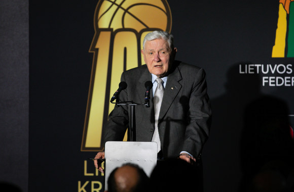 Lietuvos krepšinio šimtmečio ceremonija ir Simbolinių šimtmečio rinktinių apdovanojimai / Teodoro Biliūno nuotr.