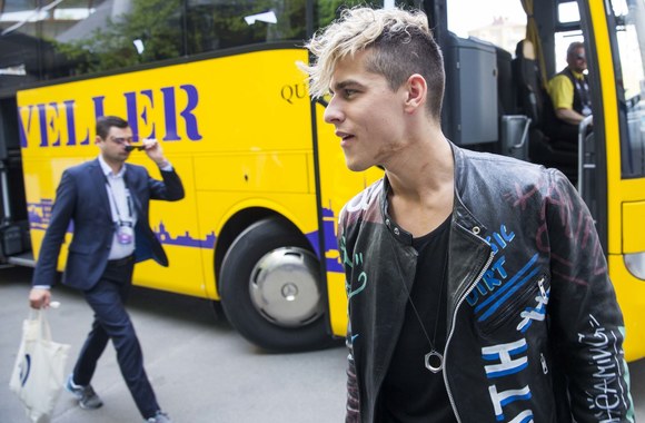 Vaido Baumilos ir radistų susitikimo su Donatu Montvydu akimirka