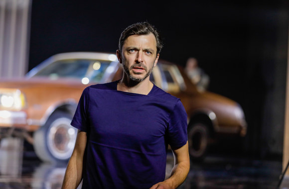 Dramos „Peras Giuntas“ repeticijos akimirka / Teodoro Biliūno / „ŽMONĖS Foto“ nuotr.