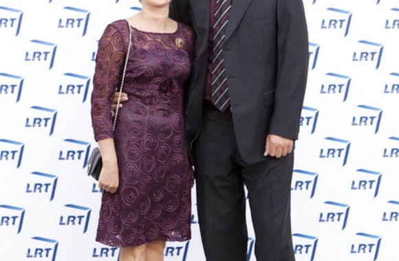 Žilvinas Pekarskas su žmona Rasa