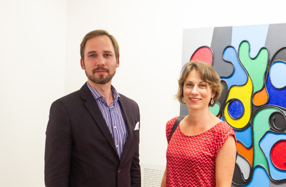 Parodos „Abstraktu – geometriška – konkretu“ atidarymas/Pauliaus Peleckio/„ŽMONĖS Foto“ nuotr.