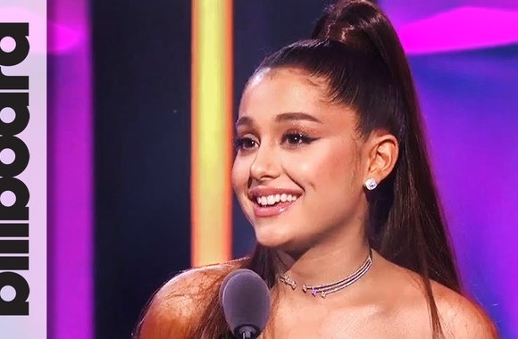Ariana Grande Accepts Woman of the Year Award | Women in Music