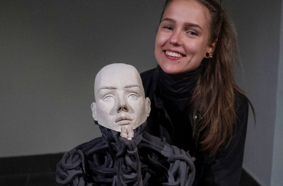 GJan sukurta skulptūra / Asmeninio albumo nuotr.