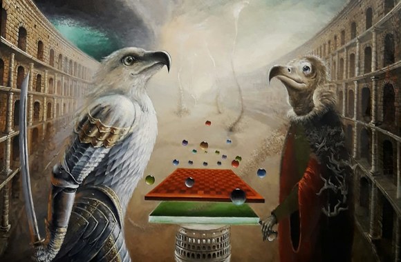 Menininko Piotro Kostino tapyba/Organizatorių nuotr.