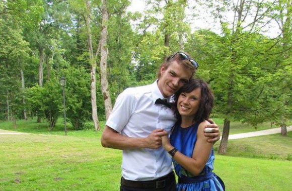 Algirdas Grudinskis-Grūdas ir Justina Barkauskaitė