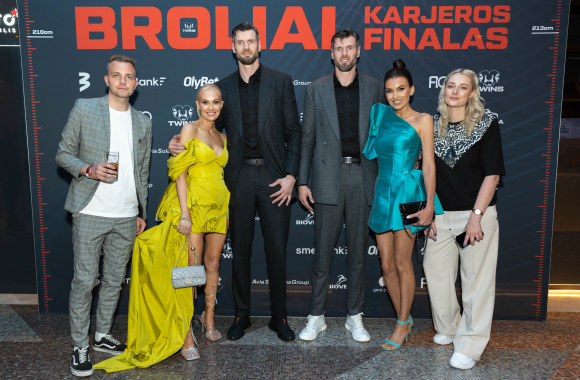 Brolių Lavrinovičių vakarėlio akimirkos / Organizatorių nuotr.