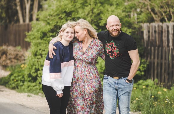 Karininkų Evaldos ir Lino šeima / „Foto Plunksna“ nuotr.