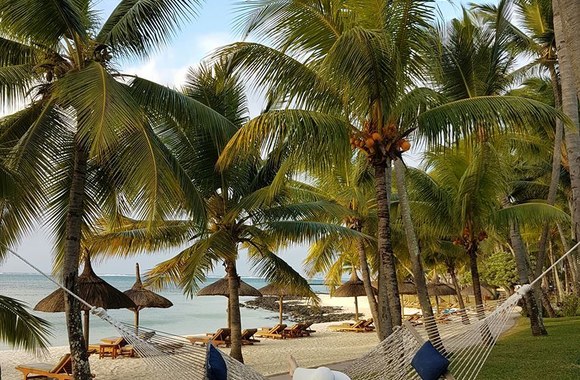 Ingos ir Aivaro Stumbrų viešnagės Mauricijuje akimirka