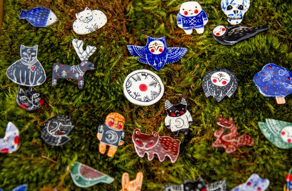 Šalia Vinco Kudirkos aikštės įsikūrė kalėdinis „DIZAINO SKVERAS“/Irmanto Gelūno nuotr.