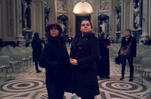 Bertos Timinskaitės atostogų Romoje akimirka