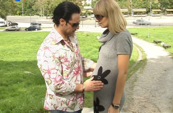 Andrius Kandelis su žmona Milda