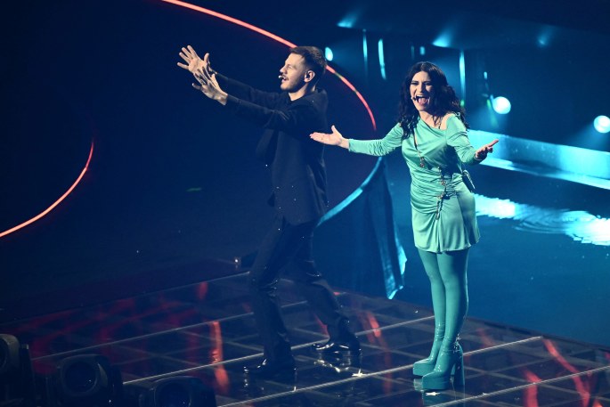 Laura Pausini 2022-ųjų „Eurovizijoje“ / „Scanpix“ nuotr.
