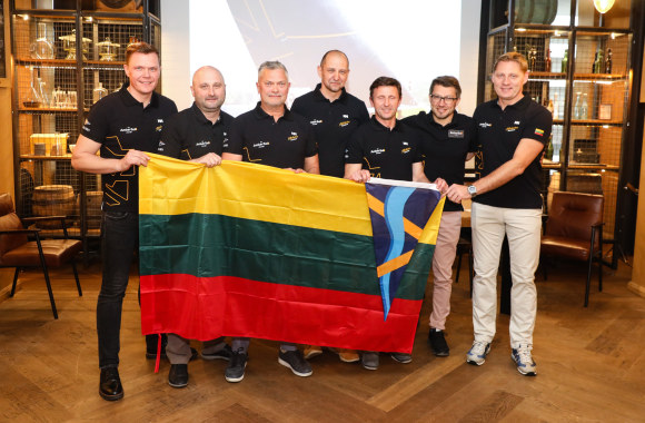 „Ambersail-2“ komandos pristatymas / T. Biliūno nuotr.